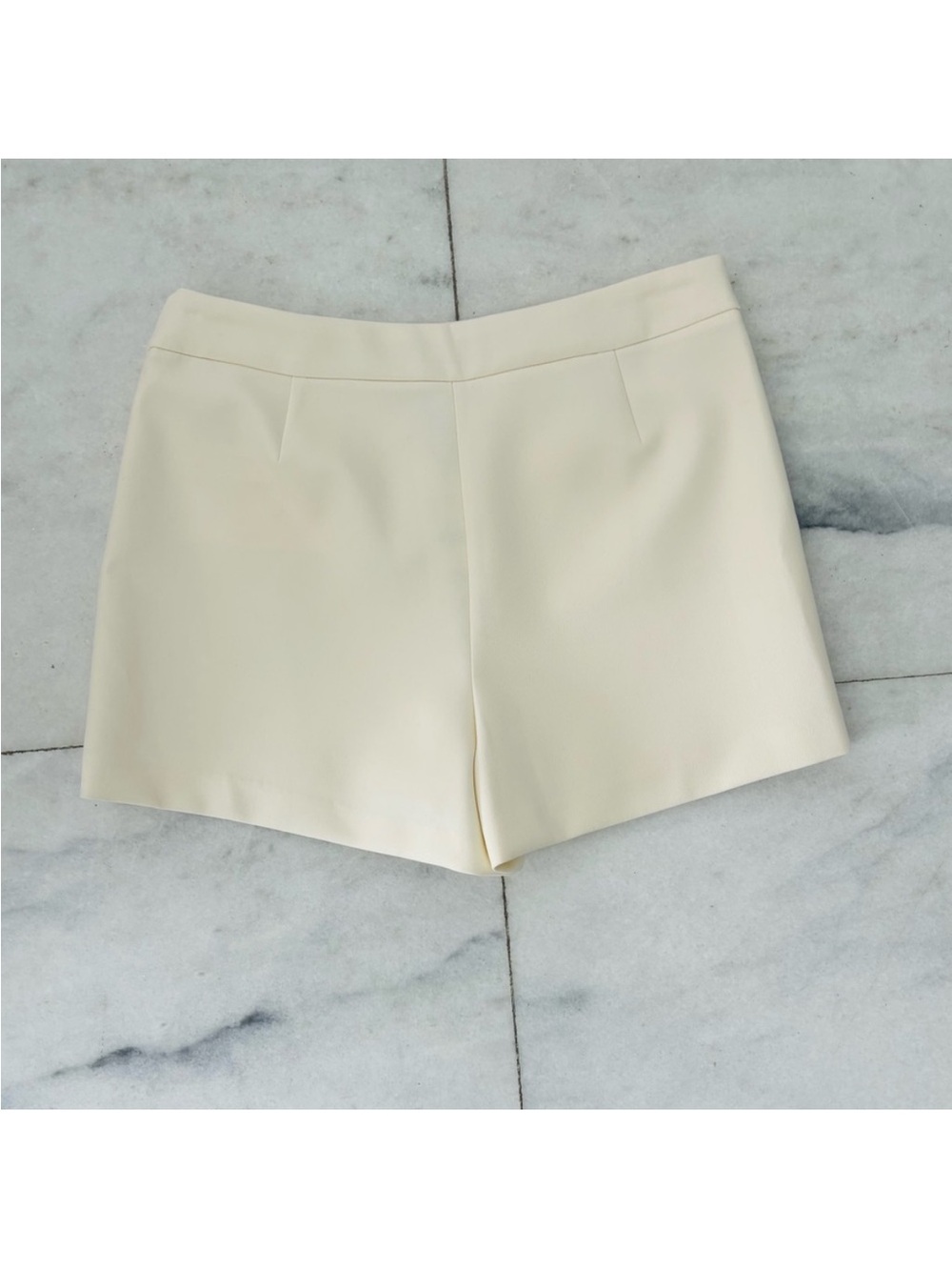 Zara Asymmetric Tailored Skort Ivory Off White - Picture 5 of 11